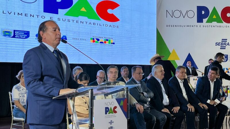 Presidente da ALEMS defende solução para BR-163 e reativação da ferroeste no lançamento do PAC