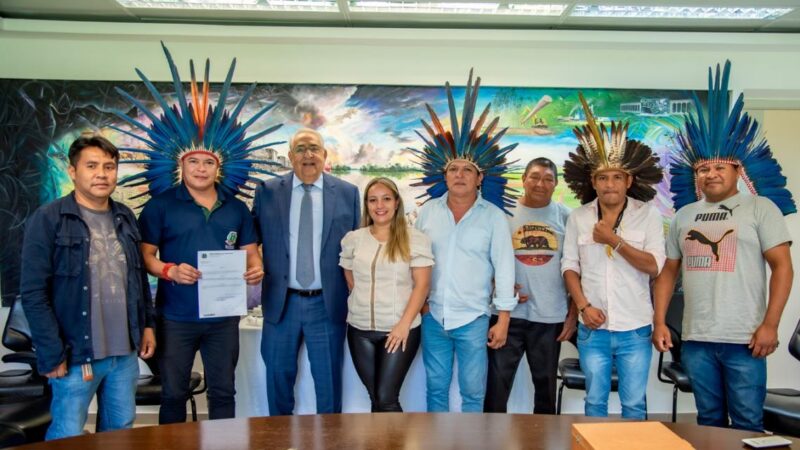 Presidente do TCE-MS recebe visita do presidente da Câmara de Sidrolândia