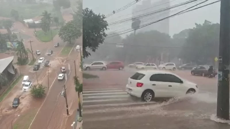 Mudança Repentina: Céu Escuro e Chuvoso em Mato Grosso do Sul