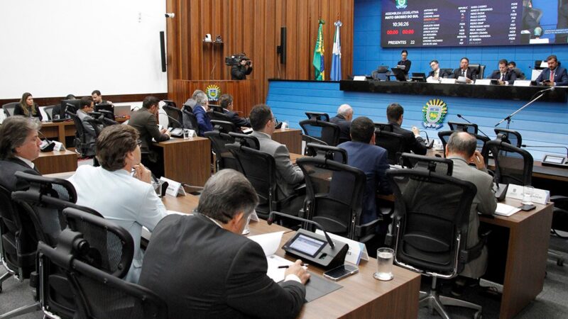 Começam a tramitar hoje na ALEMS oito propostas encaminhadas pelo Poder Executivo