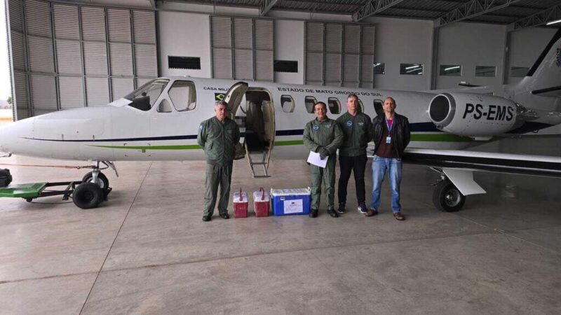 Aeronave do Governo de MS Transporta Órgãos para Pacientes em Brasília