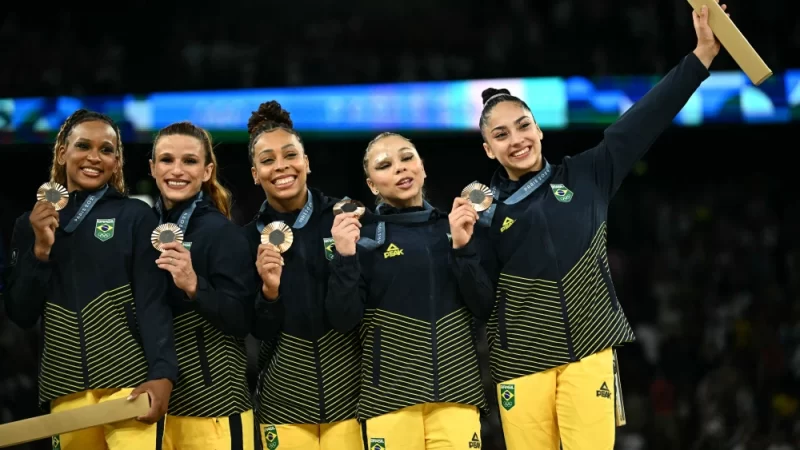 Olimpíadas de Paris: Brasil conquista medalha de bronze na ginástica artística