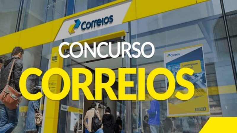 O concurso dos Correios mantém inscrições abertas até o dia 8 de setembro