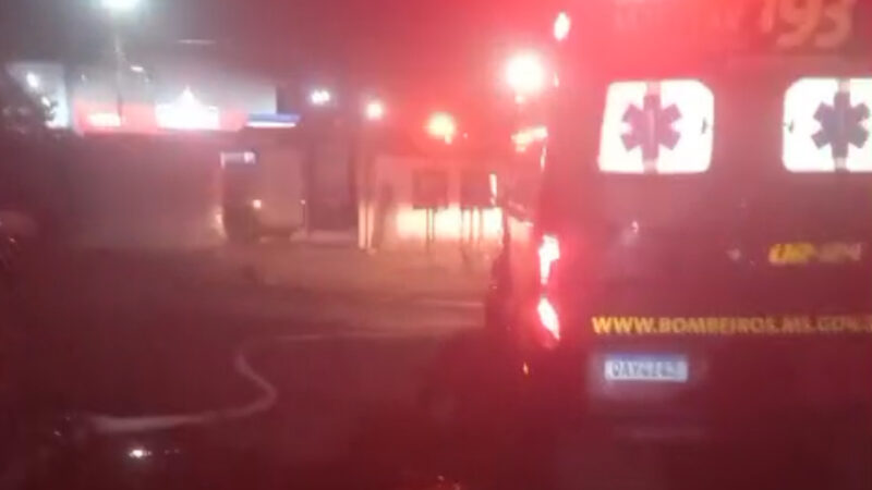 Incêndio originado por curto-circuitos em máquina de lavar foi o que causou incêndio registrado em apartamento em Campo Grande, no bairro Nova Lima