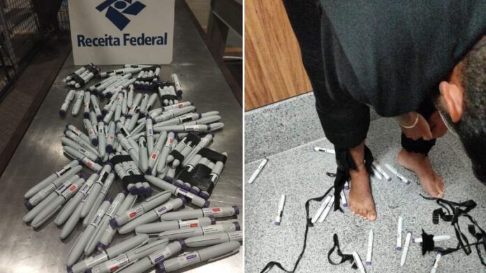 Carga de R$ 1 milhão em Mounjaro é apreendida no Aeroporto do Recife