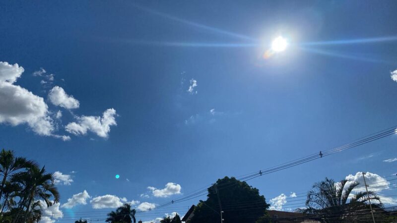 Mato Grosso do Sul terá terça-feira quente com variação de temperaturas entre 18°C e 32°C