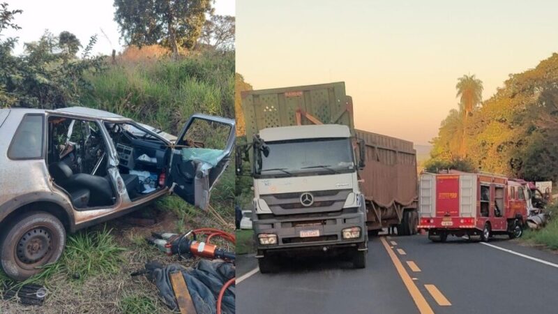 Grave acidente na MS-223 deixa motorista ferido em estado crítico