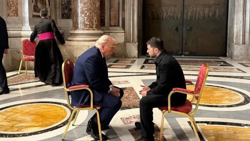 Zelensky aceita encontro com Putin após pressão de Trump e líderes europeus