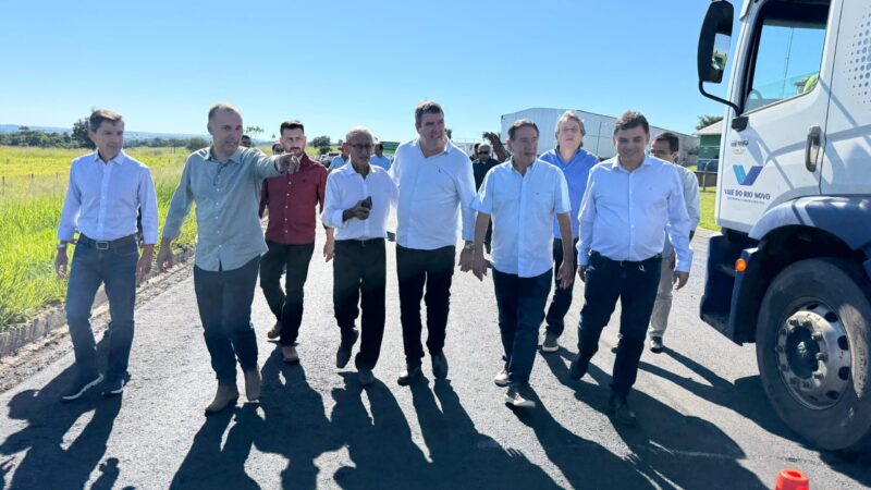 Gerson Claro cumpre agenda em Camapuã e destaca investimentos em infraestrutura e agronegócio