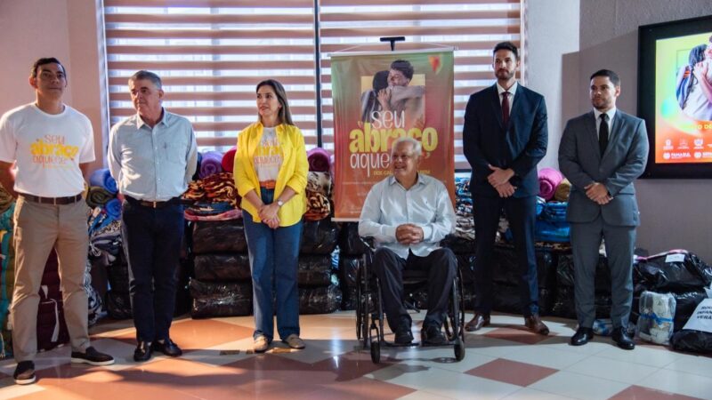 Campanha “Seu Abraço Aquece” arrecada 2.500 peças no TCE-MS e reforça solidariedade em Mato Grosso do Sul