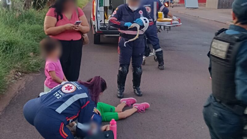 Menina de 9 anos é atropelada ao sair da escola no Jardim Parati, em Campo Grande