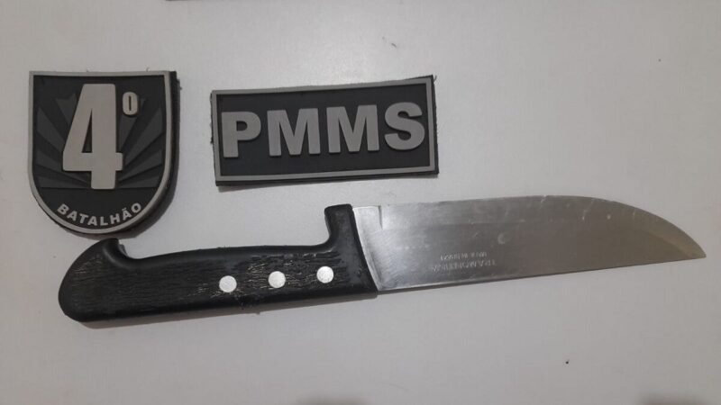 Aluna de 15 anos é flagrada com faca em escola de Ladário e caso mobiliza autoridades