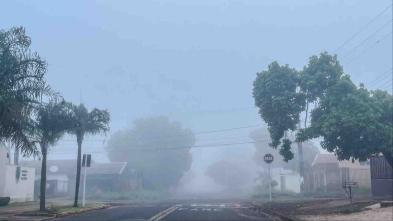 Frente fria muda o tempo em Mato Grosso do Sul nesta segunda-feira (9); Campo Grande amanhece com neblina e frio