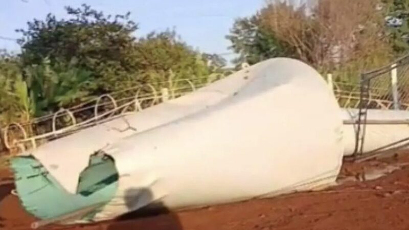 Caixa d’água desaba em aldeia indígena de Dourados e causa preocupação na comunidade