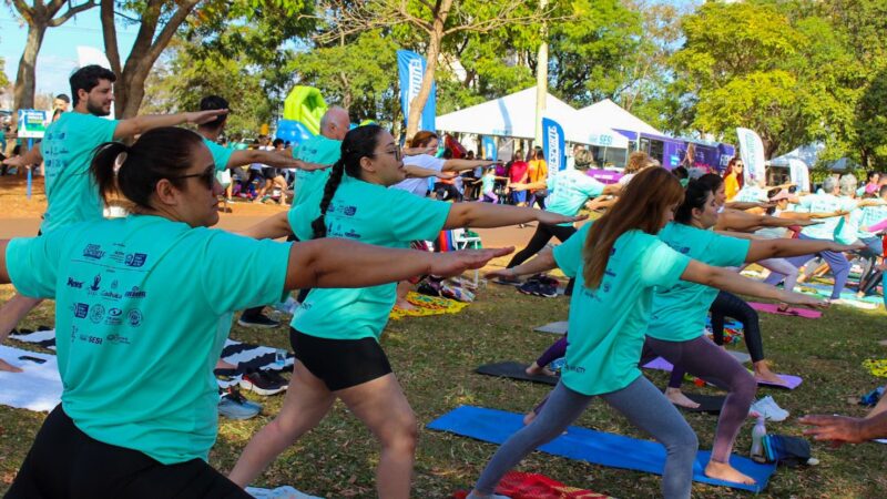 Festival de Yoga promove bem-estar e inclusão neste domingo no Parque das Nações Indígenas