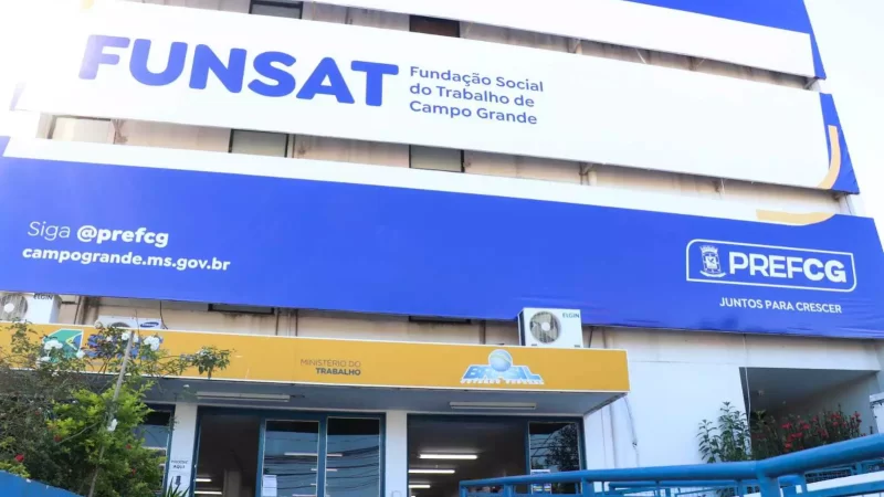 Semana começa com mais de 2,3 mil vagas de emprego na Funsat em Campo Grande