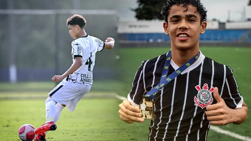 João Otávio, de Paranaíba, é a nova promessa do Corinthians aos 14 anos