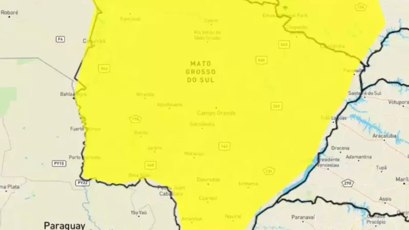MS enfrenta 10 dias de estiagem e baixa umidade; alerta vale para todos os municípios