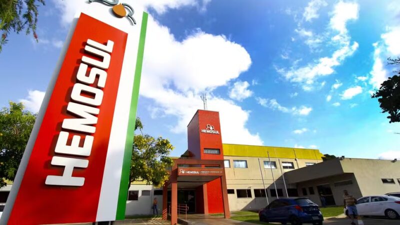 Sesau e Hemosul promovem campanha de doação de sangue em Campo Grande