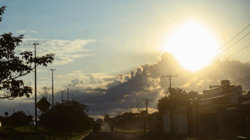 Julho termina com calor e alerta para baixa umidade em MS