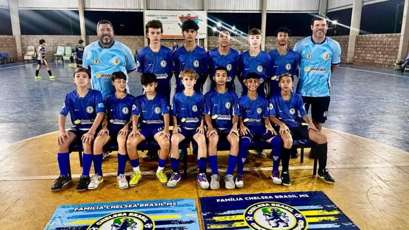 Chelsea Brasil MS representa Mato Grosso do Sul na Taça Brasil Sub-13 de Futsal