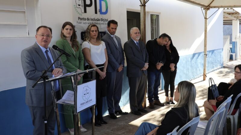 Santa Rita do Pardo ganha Ponto de Inclusão Digital do TJMS para ampliar acesso à Justiça