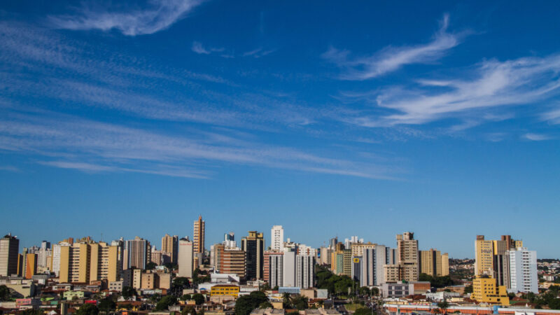 Sábado(16) Ar seco aumenta amplitude térmica e reduz umidade em Mato Grosso do Sul