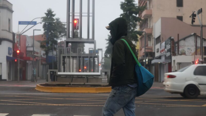 Frente fria mantém temperaturas baixas em MS nesta segunda-feira (25)