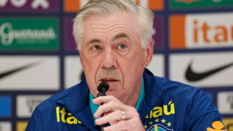 Ancelotti convoca Seleção Brasileira para os jogos de setembro