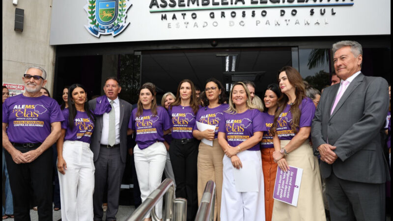 Assembleia Legislativa encerra campanha Agosto Lilás com alerta sobre violência contra a mulher