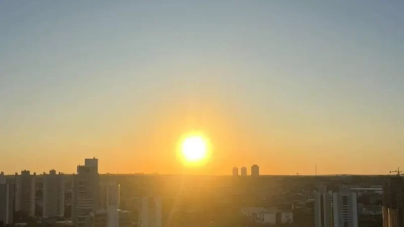 Sábado (30) terá sol forte, calor intenso e umidade do ar em 10% em Mato Grosso do Sul