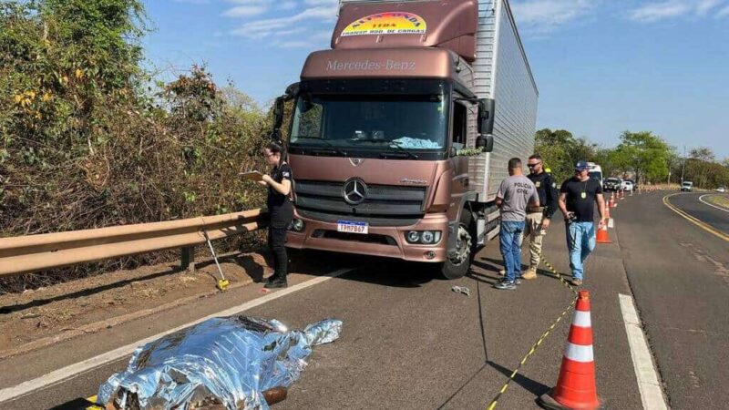 Caminhoneiro morre após mal súbito na BR-163 entre Rio Verde e São Gabriel do Oeste
