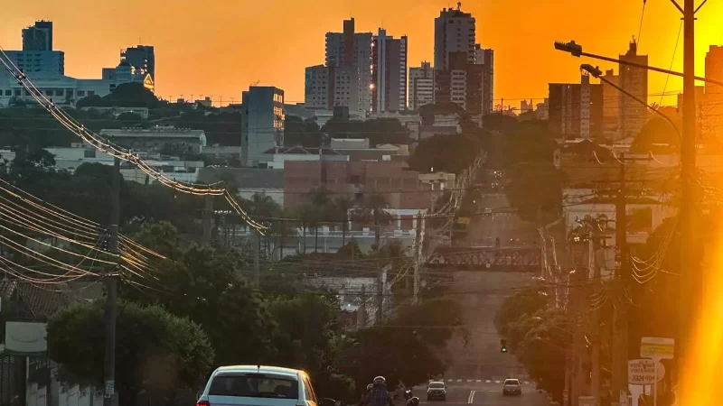 Calor e baixa umidade persistem em Mato Grosso do Sul nesta quinta-feira