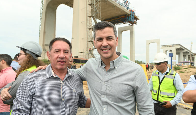 Gerson Claro participa de visita técnica às obras da Ponte da Rota Bioceânica em Porto Murtinho