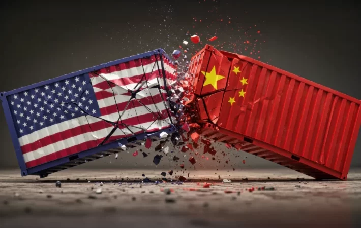 Trump anuncia tarifa extra de 100% sobre produtos chineses a partir de novembro