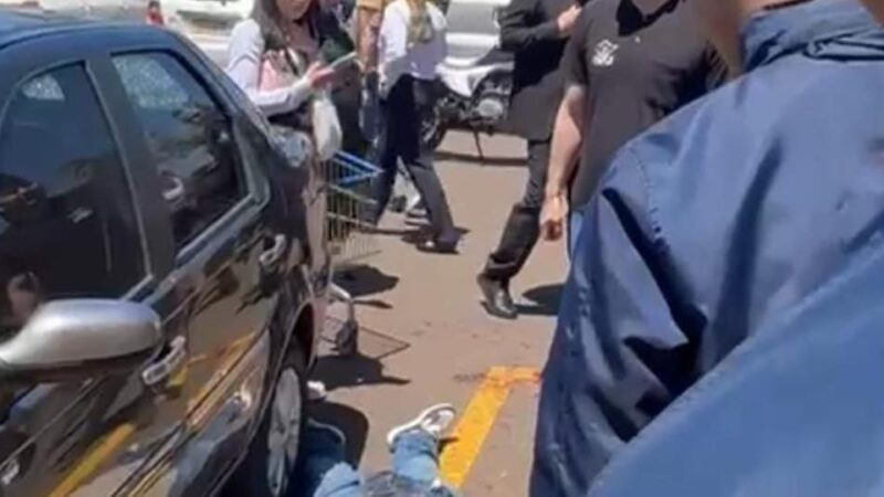 Homem é executado a tiros no estacionamento do Shopping , em Pedro Juan Caballero