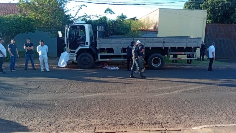Motorista morre atropelado pelo próprio caminhão em depósito de materiais de construção em Campo Grande