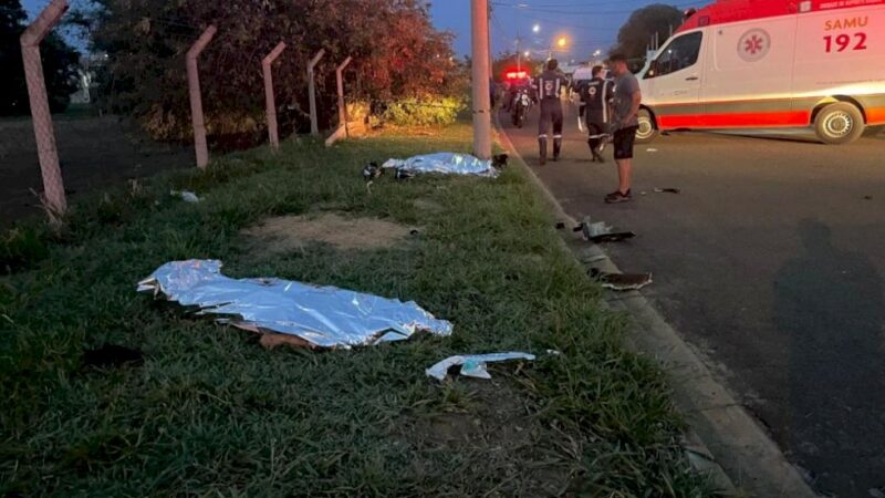 Duas mulheres morrem em colisão entre moto e ônibus em Três Lagoas