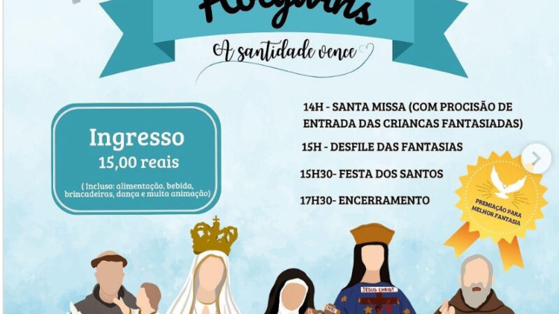 Católicos de Campo Grande promovem Holywins, evento que celebra a santidade em oposição ao Halloween