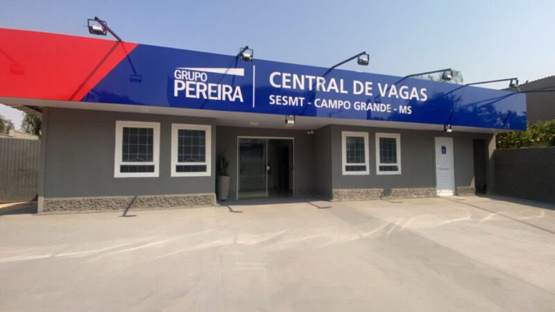 Grupo Pereira inaugura Central de Vagas para agilizar contratações em Campo Grande, segunda feira (03)