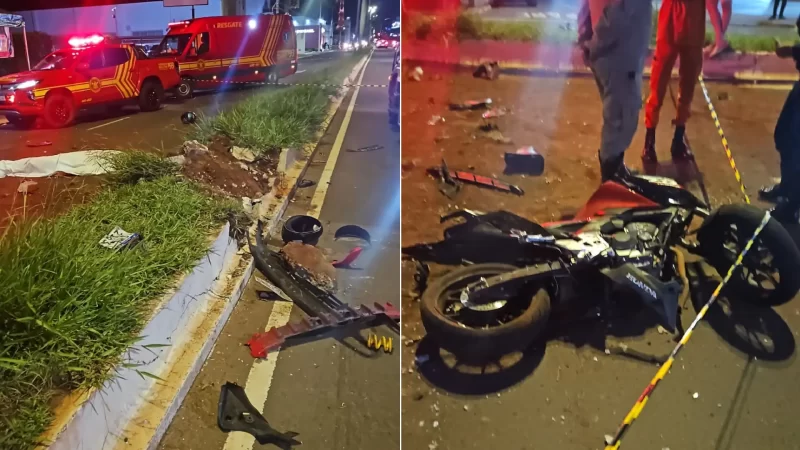 Assalto termina em perseguição e atropelamento; um suspeito morre e outro fica ferido em Campo Grande