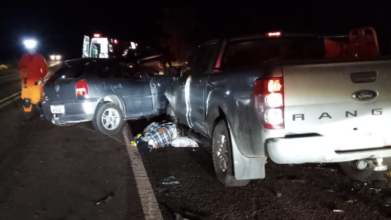 Casal de idosos morre em acidente na BR-262 entre Campo Grande e Ribas do Rio Pardo