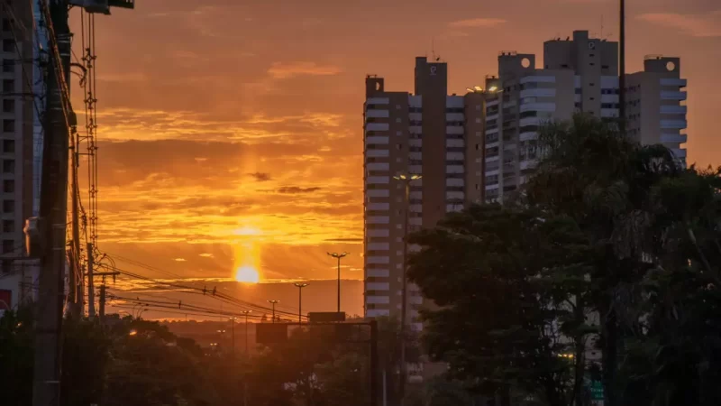 Sexta-feira será de sol e calor em Campo Grande, sem previsão de chuva