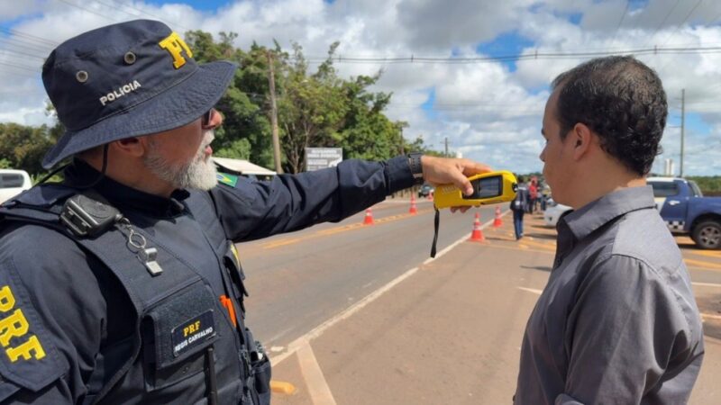PRF reforça fiscalização contra álcool ao volante nas rodovias de MS