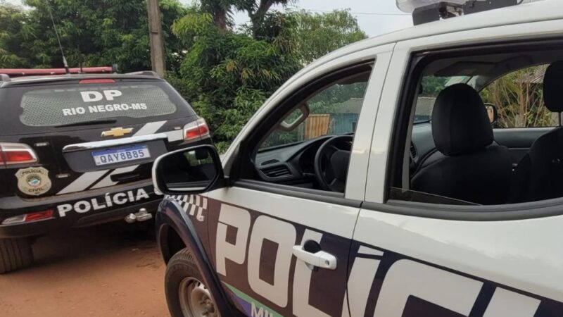 Homem é preso por agredir companheira durante discussão em Rio Negro MS
