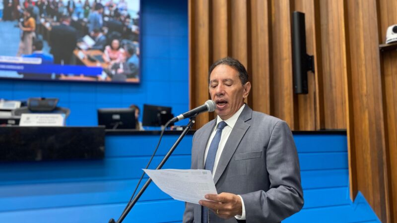 Presidente da ALEMS  Gerson Claro apresenta moção em defesa da árbitra Daiane Muniz