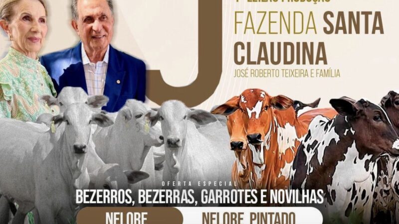 Fazenda Santa Claudina realiza 1º leilão de produção em Dourados