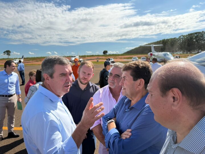 Riedel vai a Inocência para autorizar asfalto da MS-316 e anunciar obras