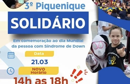Piquenique solidário celebra inclusão e marca Dia da Síndrome de Down em Campo Grande