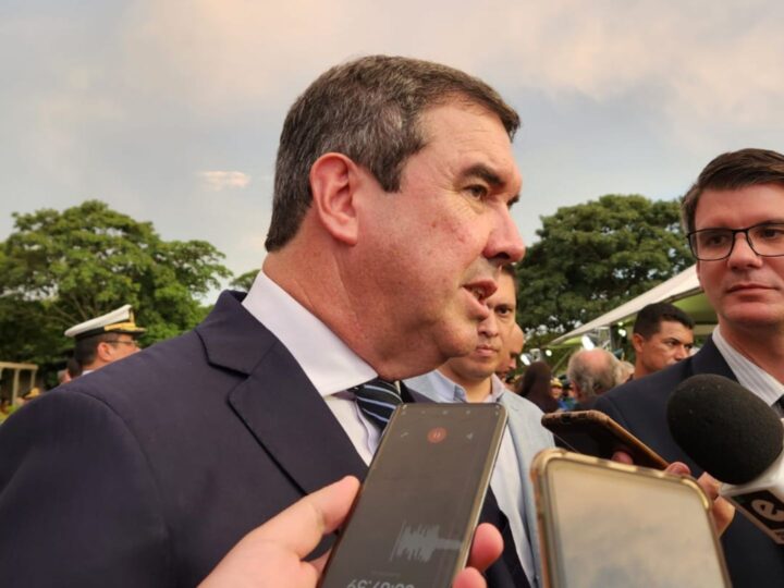 O governador Eduardo Riedel (PP), cumpre agenda nesta sexta-feira (20) no município de Ribas do Rio Pardo, com entregas de obras e inaugurações